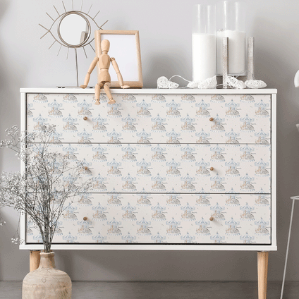 Combining Wall Decals and Furniture Films for a Balanced Room Design