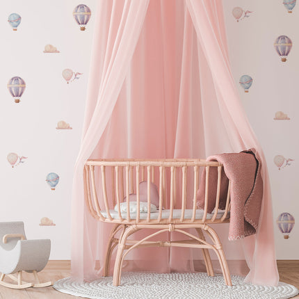 Hot air balloons wall decals