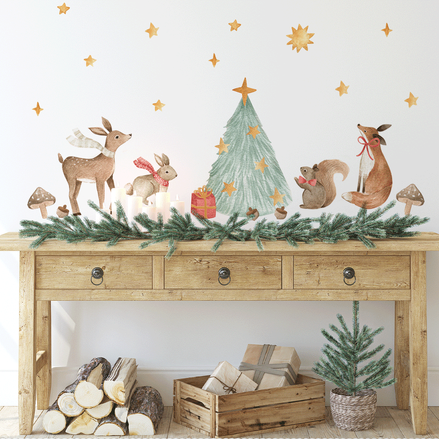 Christmas wall decals