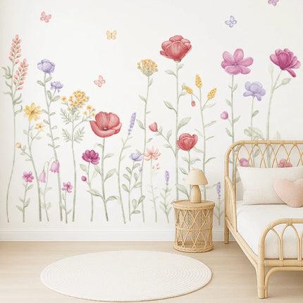 Flower wall decals