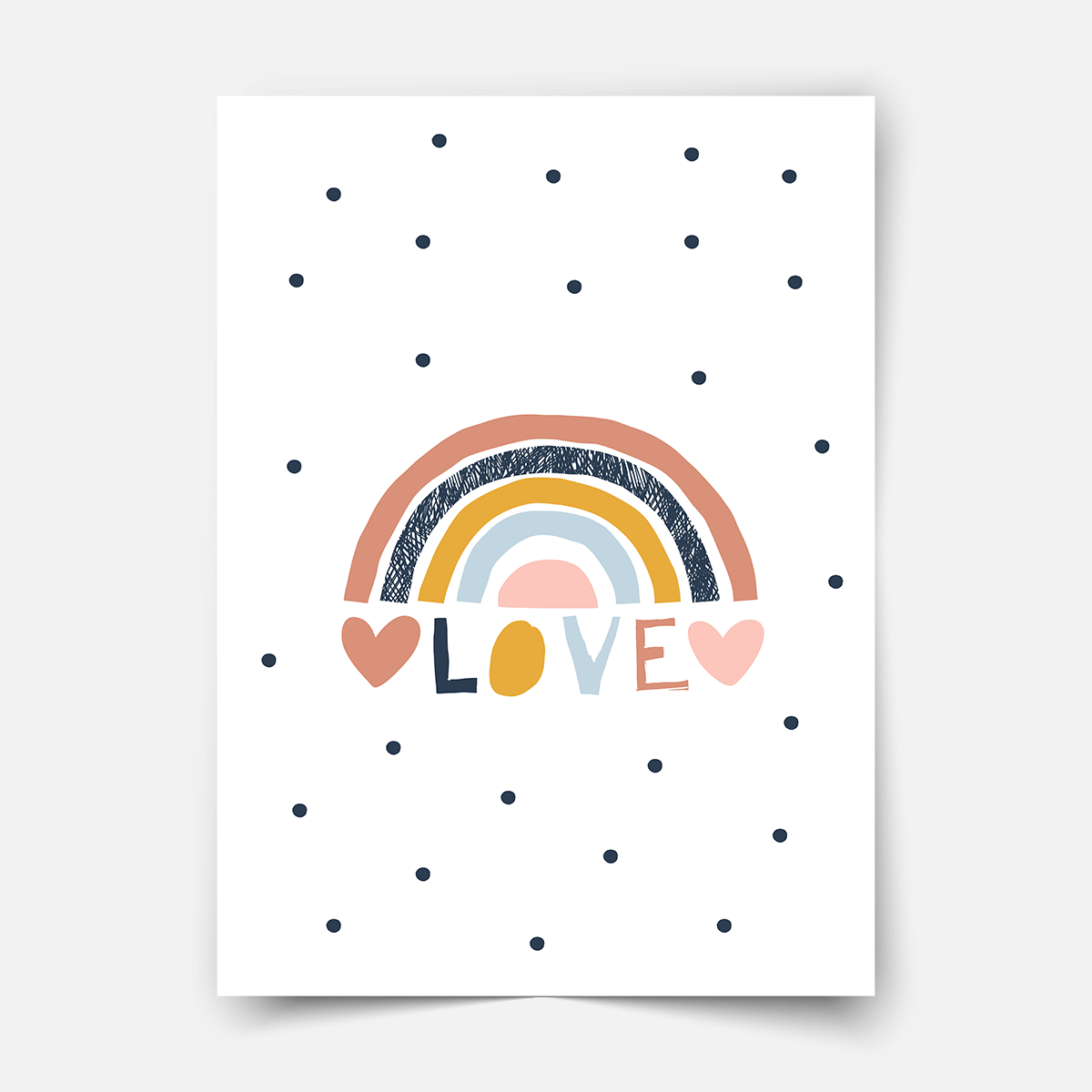 Love rainbow - Fine Art Print
