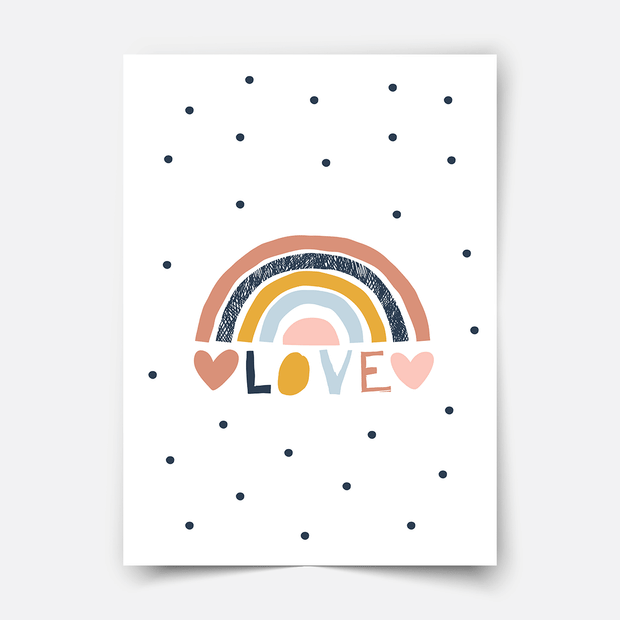 Love rainbow - Fine Art Print