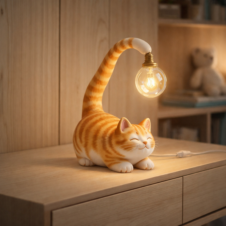 Happy Cat Kids Lamp