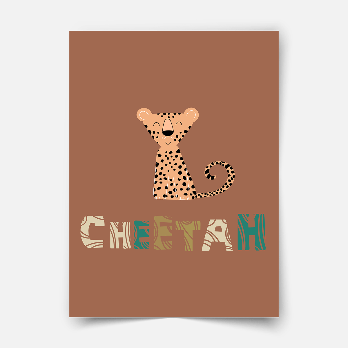Safari animals - Cheetah Fine Art Print