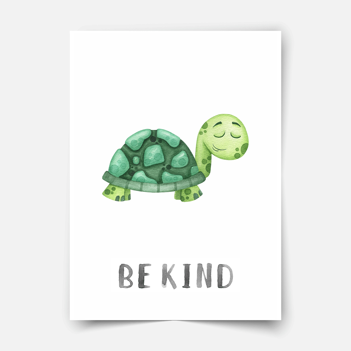 Character animals - Turtle Fine Art Print