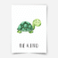 Character animals - Turtle Fine Art Print