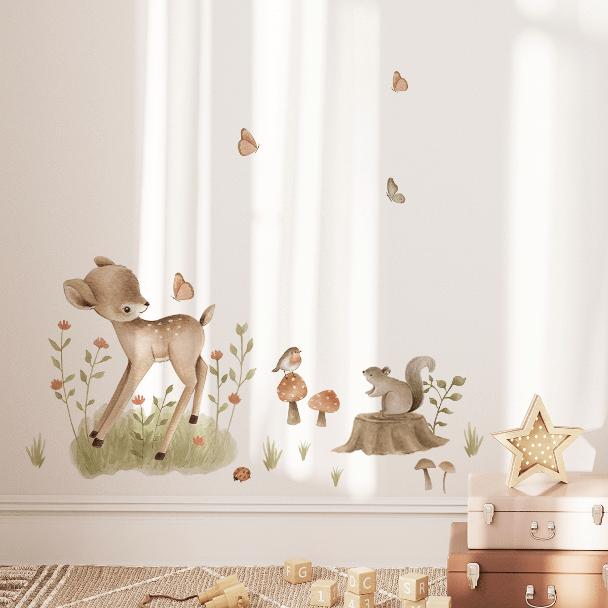 Wall stickers - Deer & Forest animals