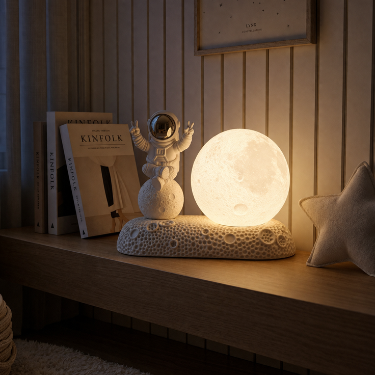 Astronaut Moon Night Light