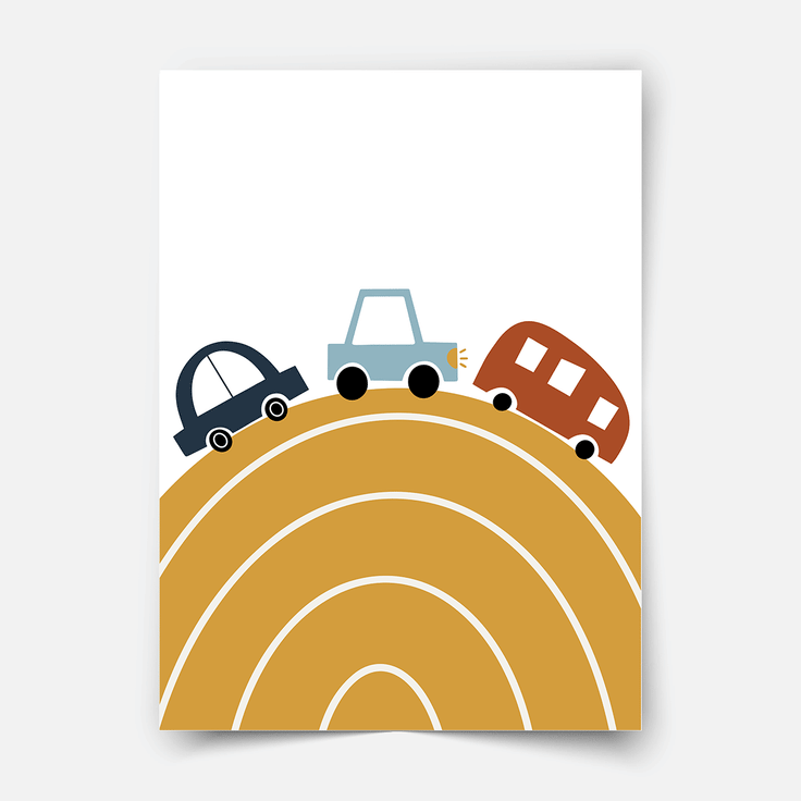 Mountain road Fine Art Print