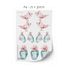 Bird wall stickers - Tropical enchantment