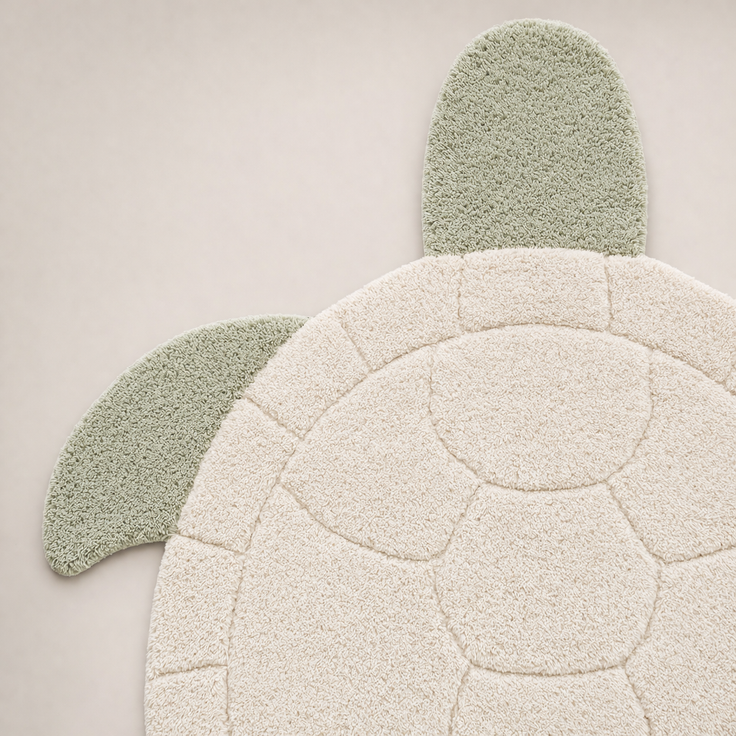 Kids Turtle Cotton Rug