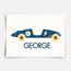Classic race cars - Personalised Fine Art Print
