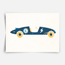 Classic race cars - Fine Art Print