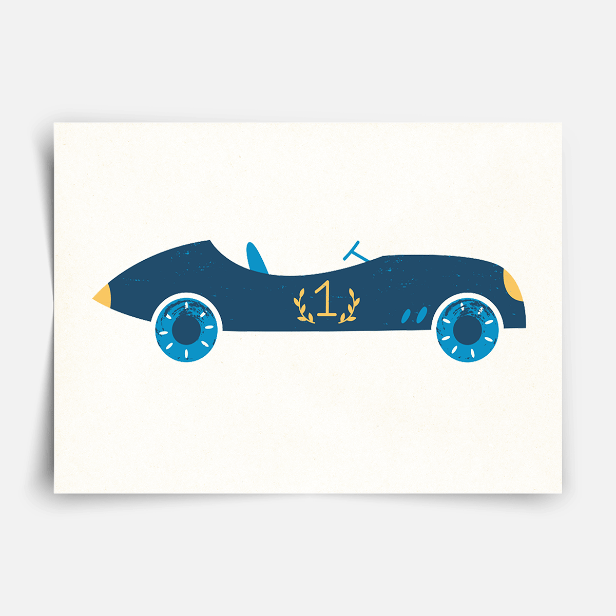 Classic race cars - Fine Art Print