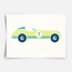 Classic race cars - Fine Art Print