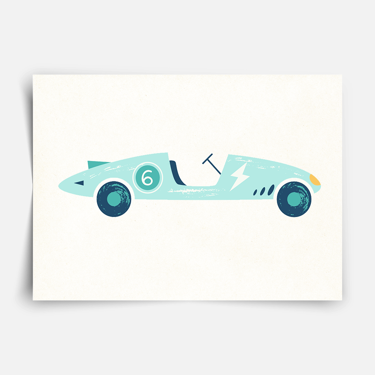 Classic race cars - Fine Art Print