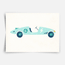 Classic race cars - Fine Art Print