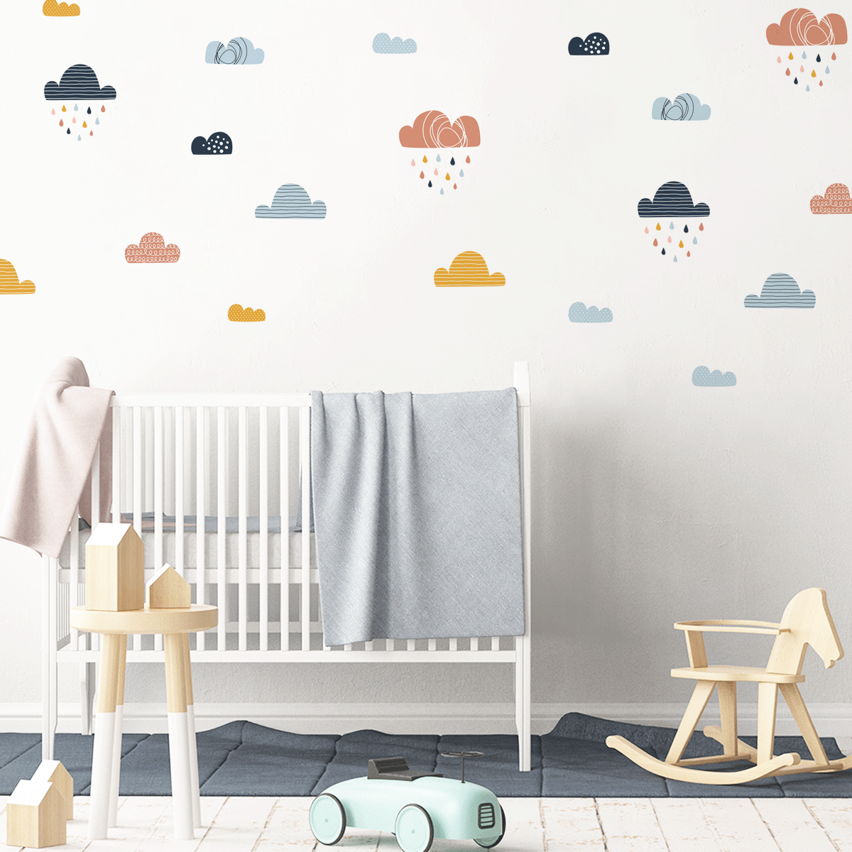 kids bedroom wall sticker, nursery wall sticker, wall sticker, wall decal , wall tattoo, clouds wall sticker, clouds wall sticker, girls wall stickers, wall stickers with clouds, scandinavian wall sticker, clouds with rain wall sticker, wall stickers with clouds, nordic wall stickers, nordic wall decal, scandinavian wall decal, nursery room ideas, kids bedroom ideas