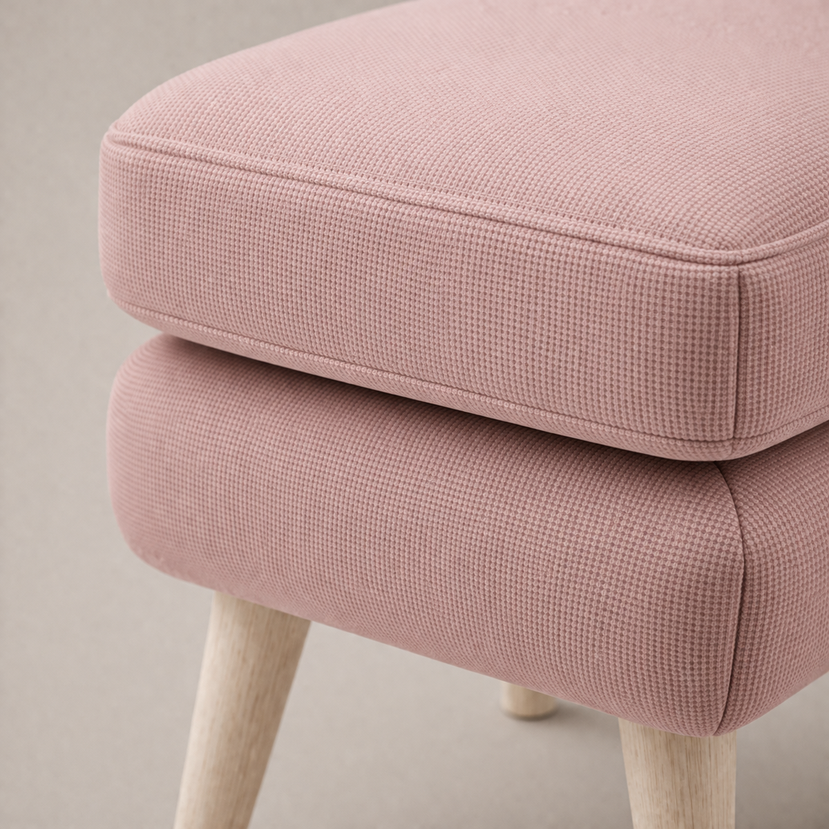 Kids Pouf with Wooden Legs