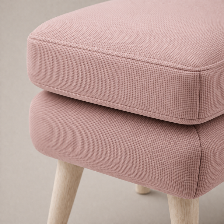 Kids Pouf with Wooden Legs