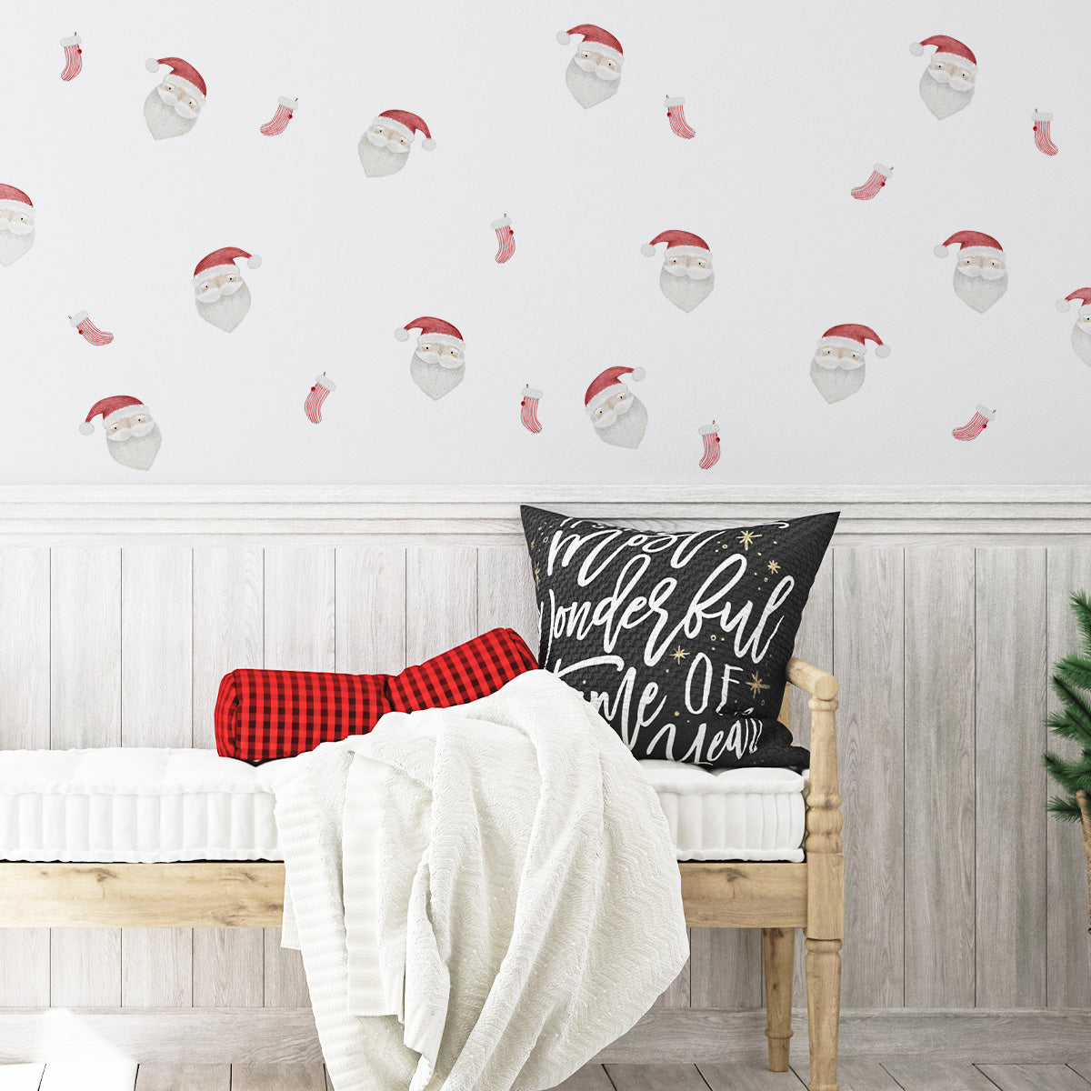 Christmas Santas stickers