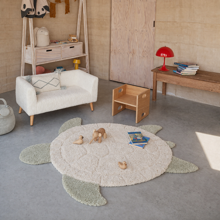 Kids Turtle Cotton Rug