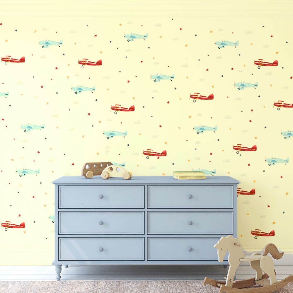 Airplane wall stickers