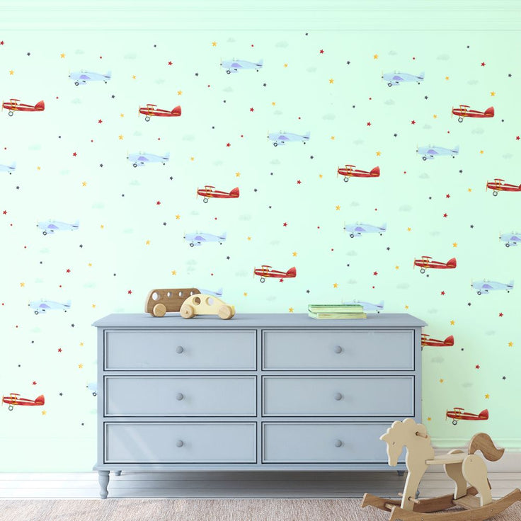 Airplane wall stickers