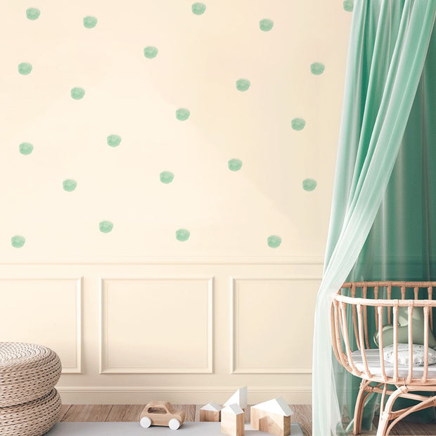 Mint Dot wall stickers