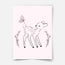 Deer With Butterfly Print