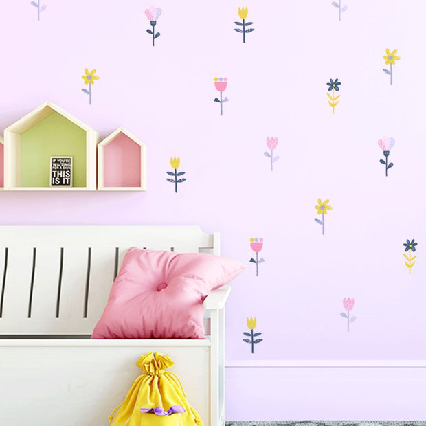 Flower power stickers