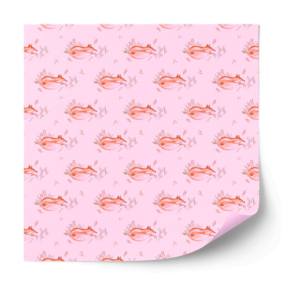 Furniture wrap - Sleepy fox