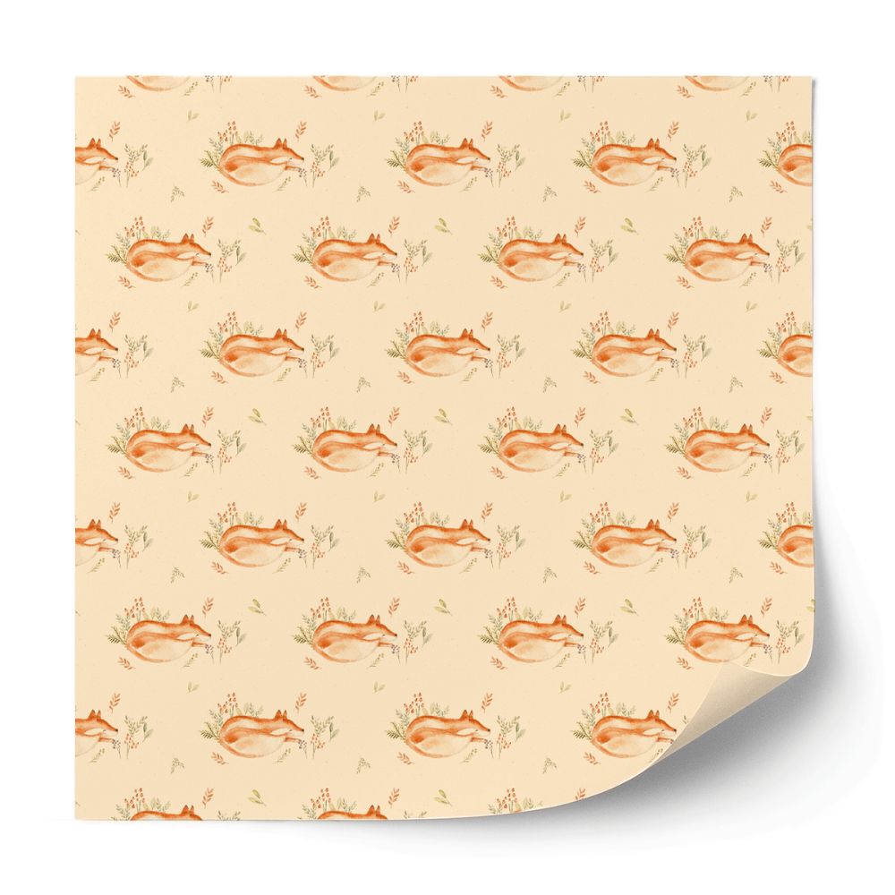 Furniture wrap - Sleepy fox
