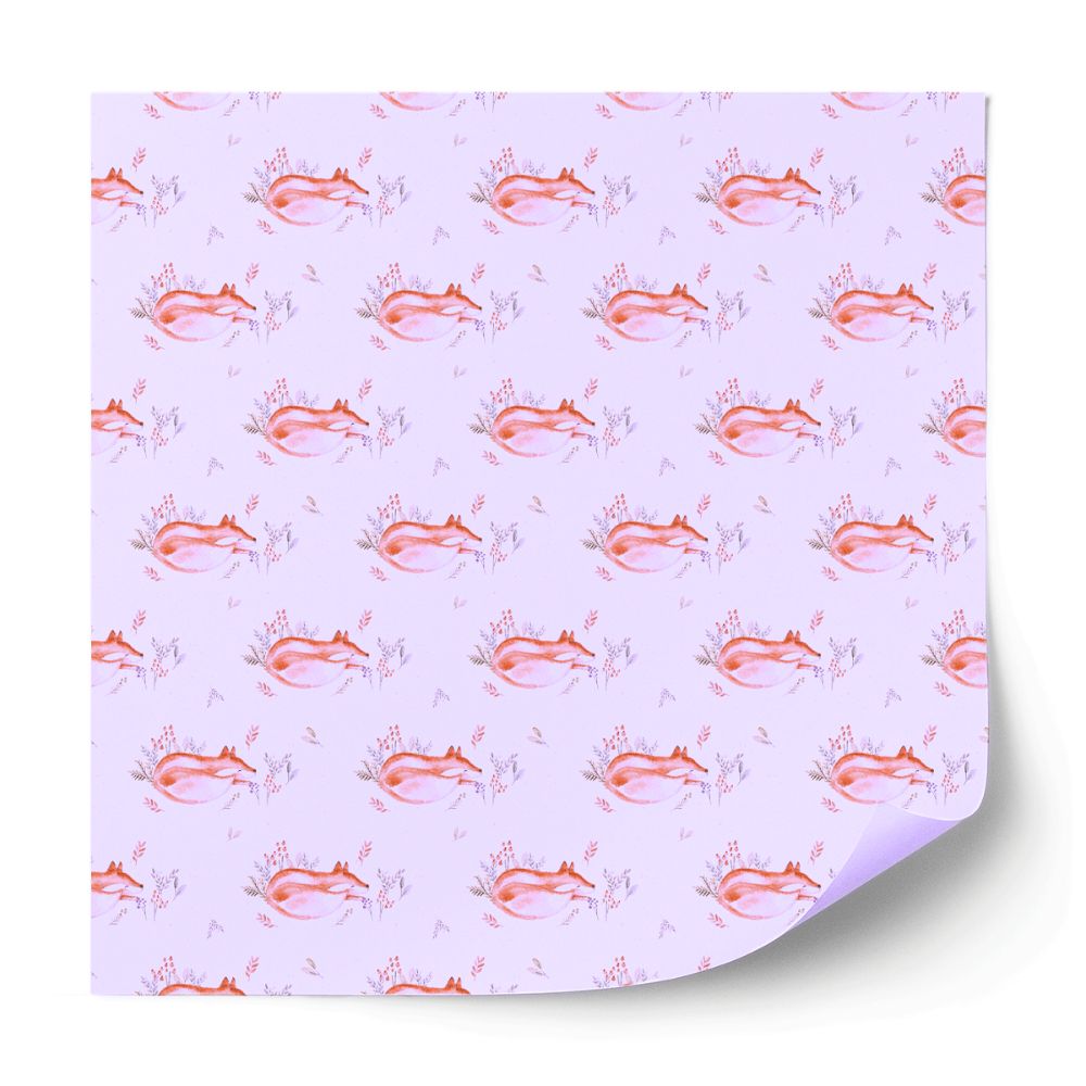 Furniture wrap - Sleepy fox