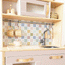 Sticker set - Checkered & floral tiles