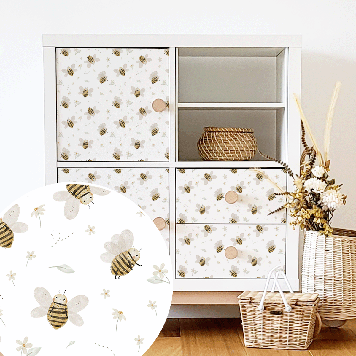 Furniture wrap - Honey bees