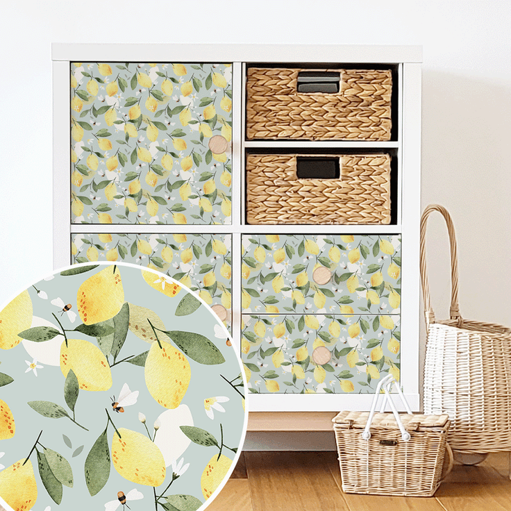 Furniture wrap - Lemons with bees