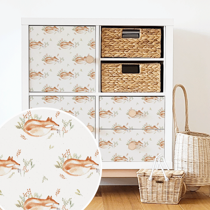 Furniture wrap - Sleepy fox