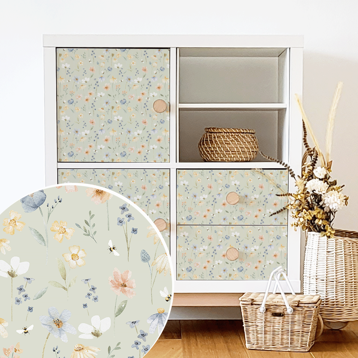 Furniture wrap - Wild Flowers