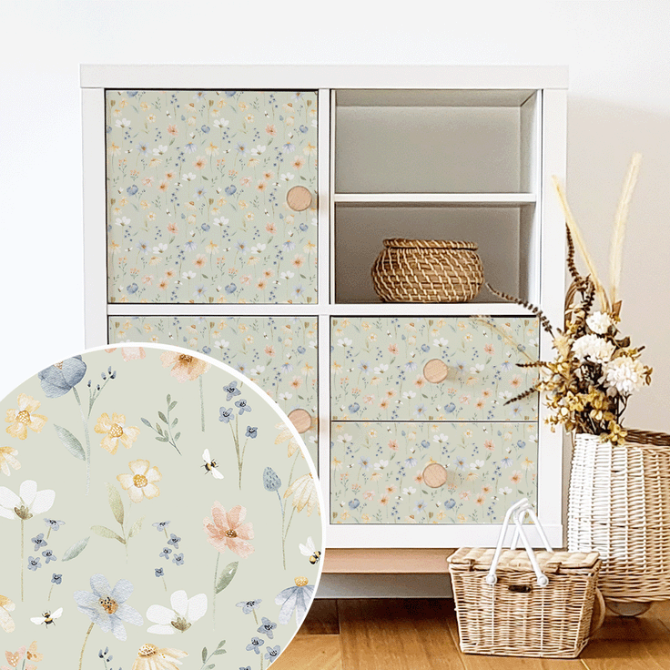 Furniture wrap - Wild Flowers