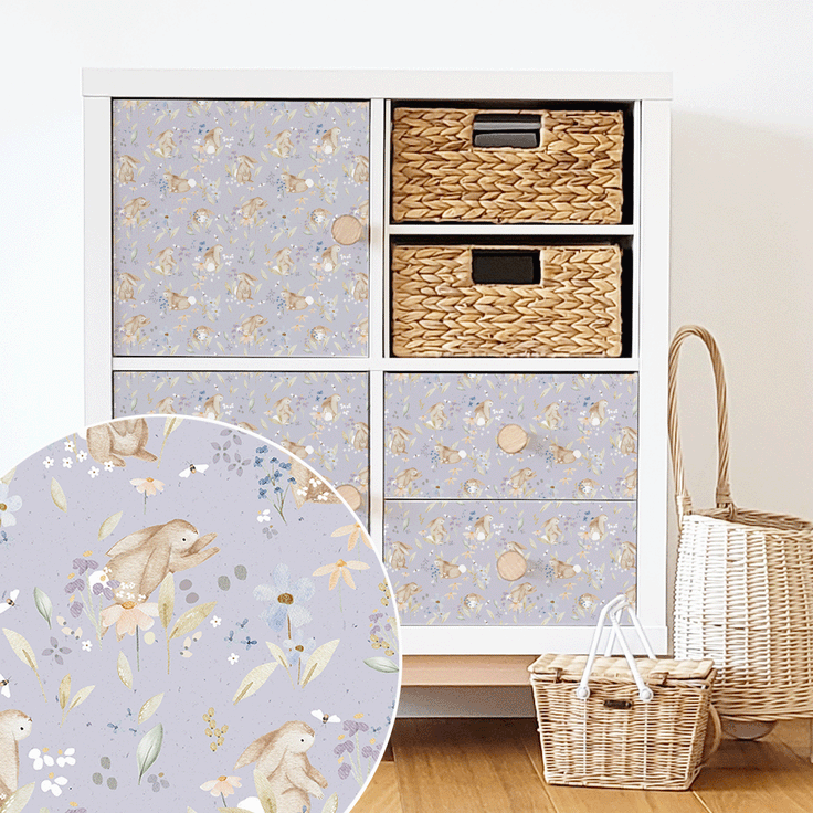 Furniture wrap - Bunny Blossoms