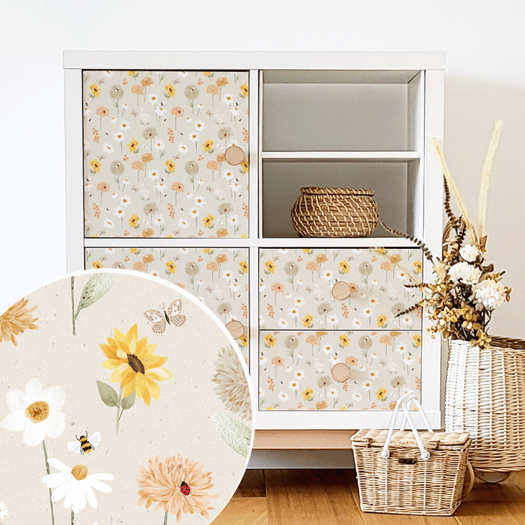 Furniture wrap - Flower Field