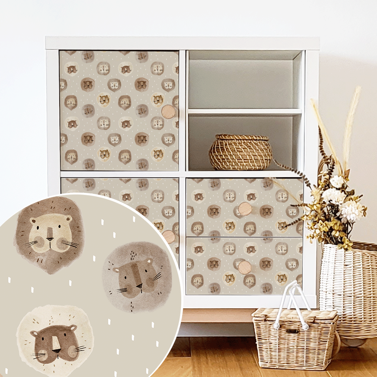 Furniture wrap - Little Animals