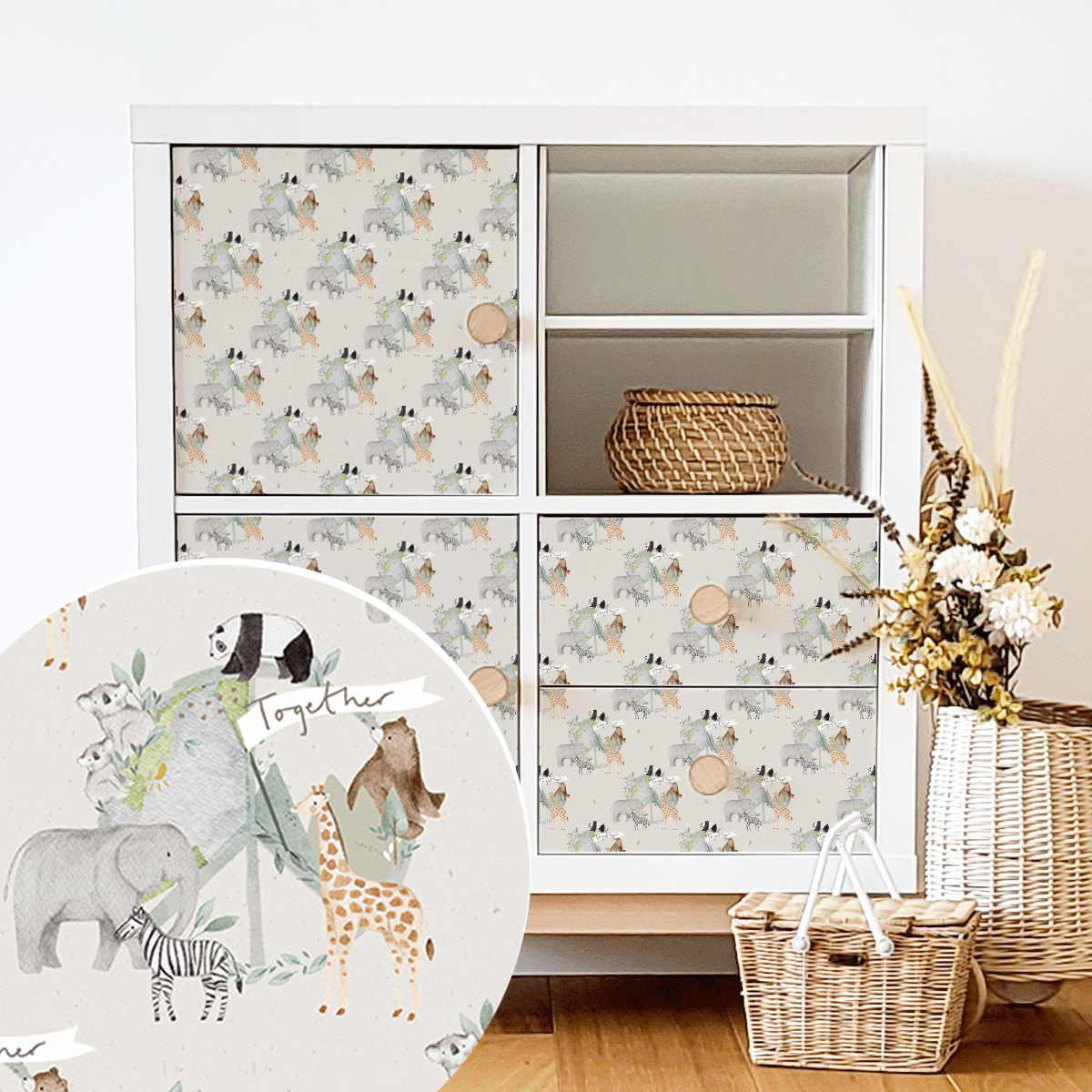 Furniture wrap - Animals of Peace