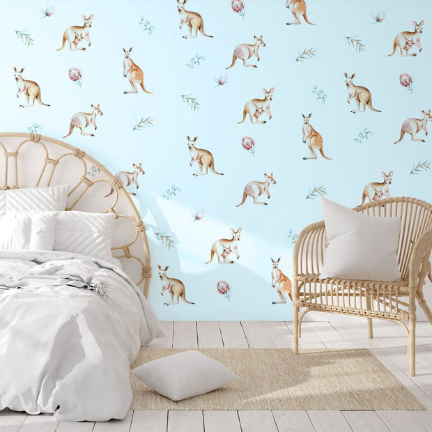 Kangaroo wall stickers