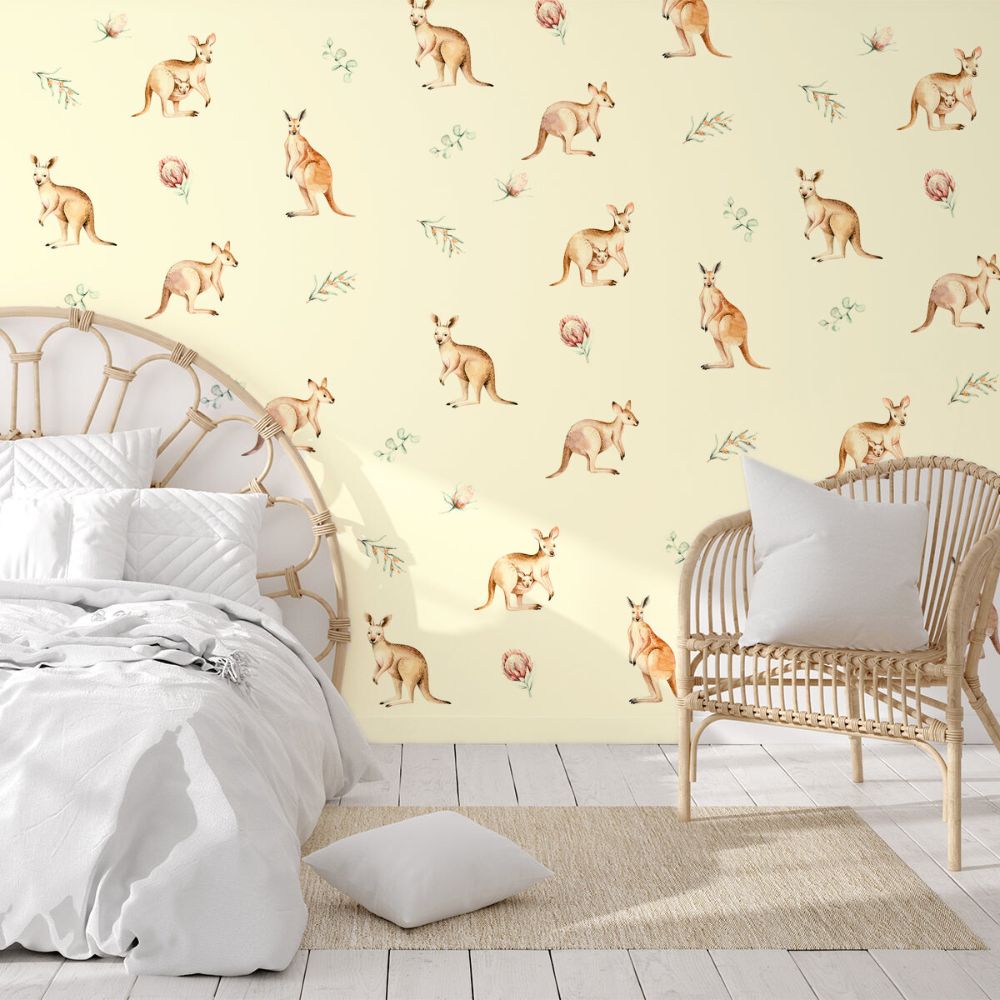 Kangaroo wall stickers