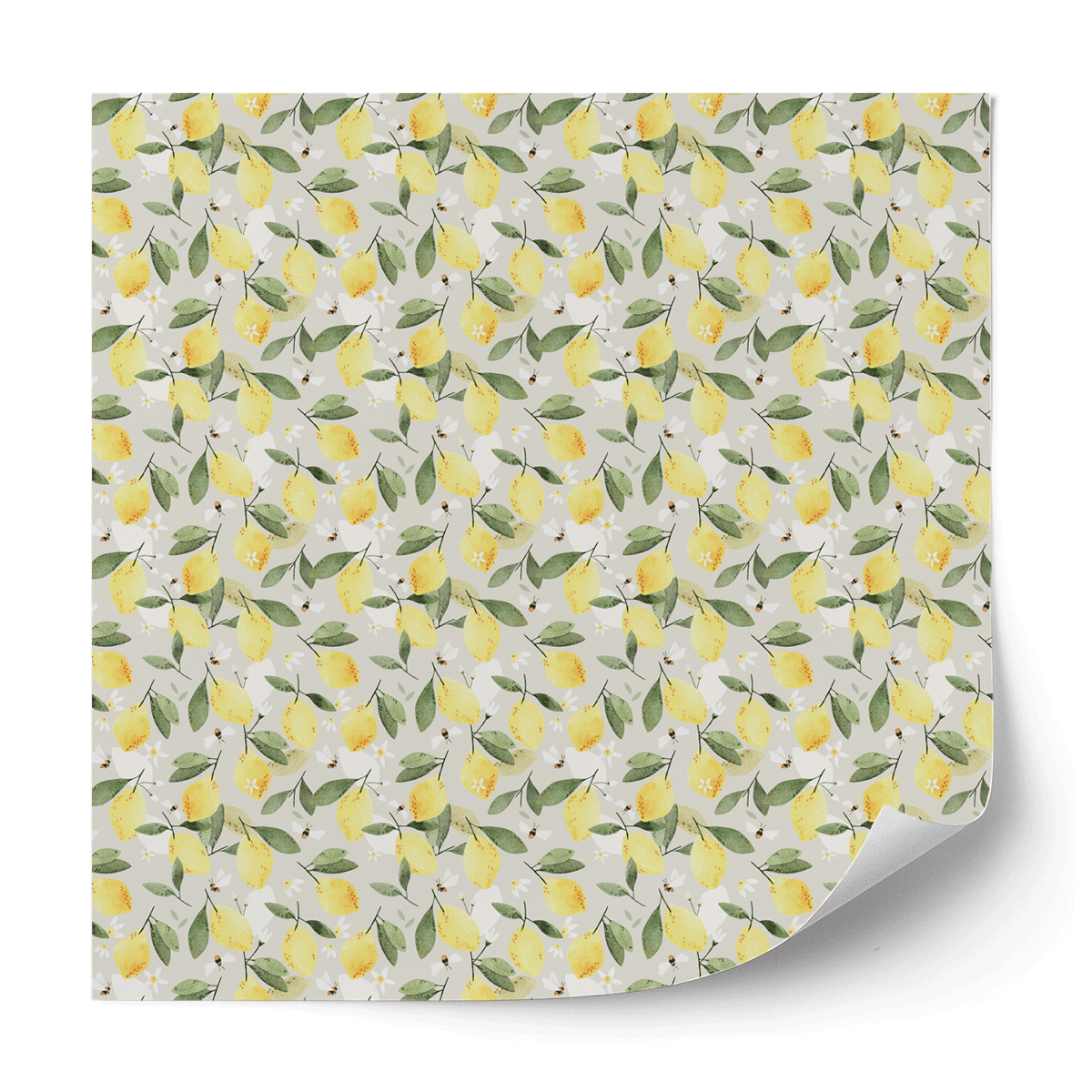 Furniture wrap - Lemons with bees