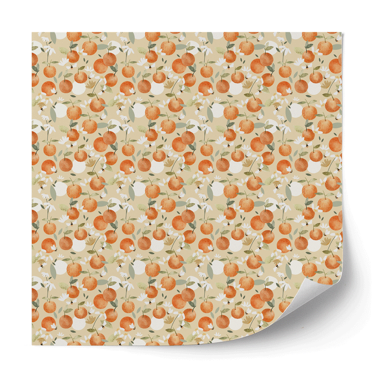 Furniture wrap - Oranges with bees