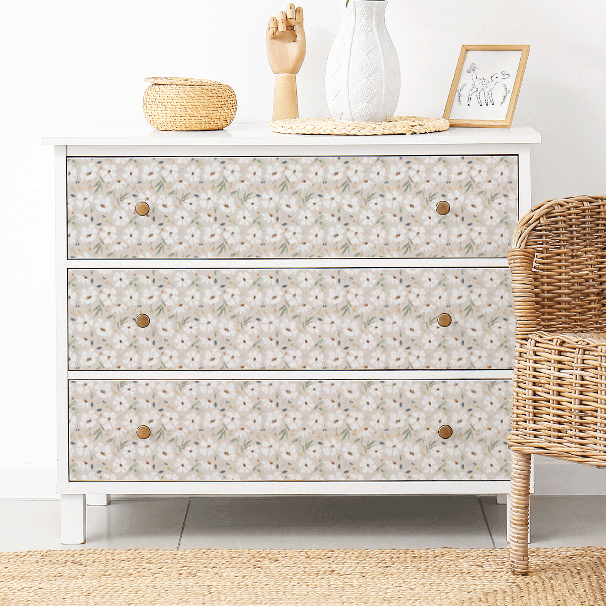 Furniture wrap - Spring flowers