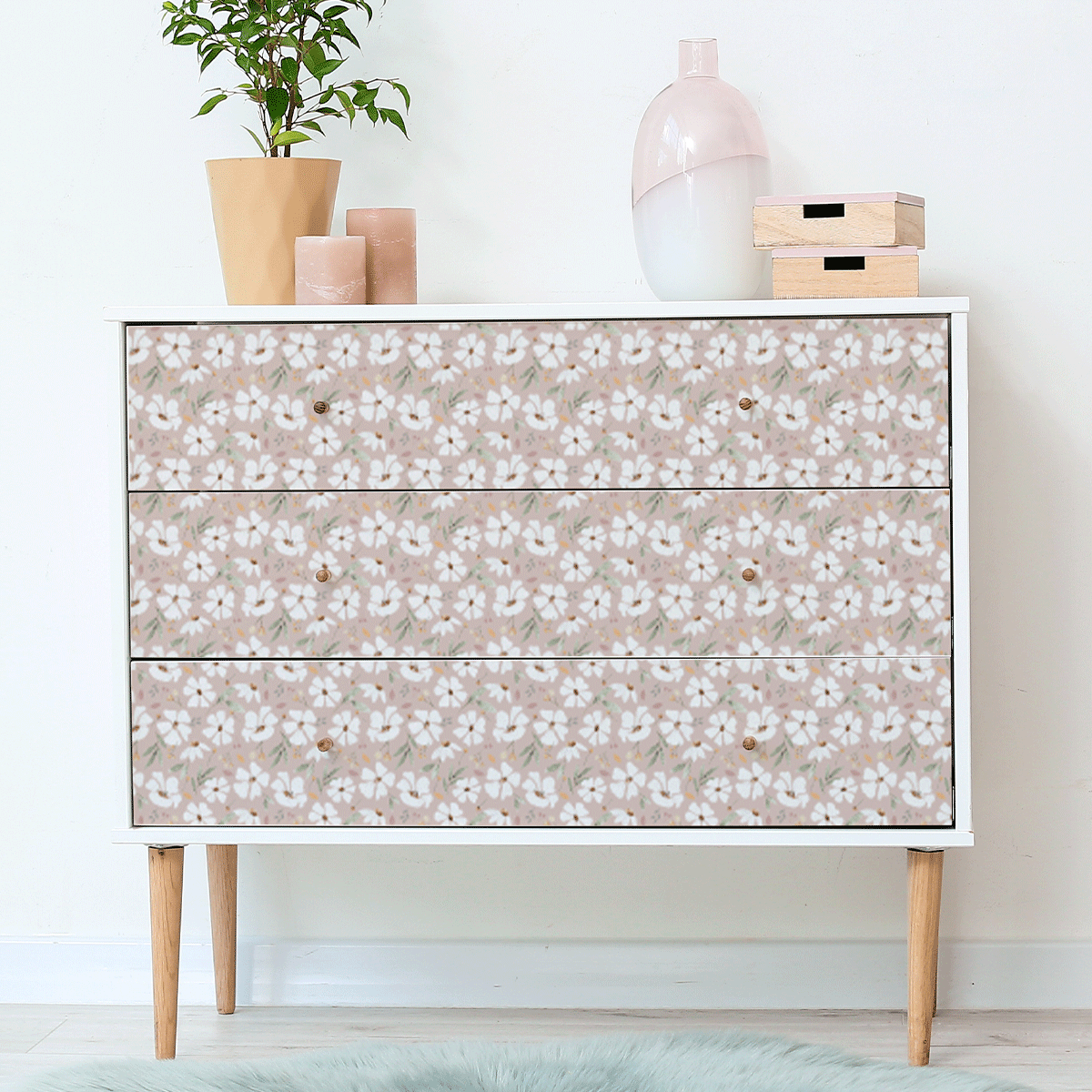 Furniture wrap - Spring flowers